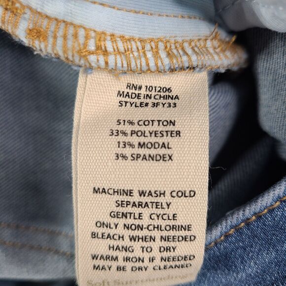 Soft Surroundings SZ 18 Petite Blue Cotton Blend Stretch Jeans NWT 3fy33 - Picture 9 of 14